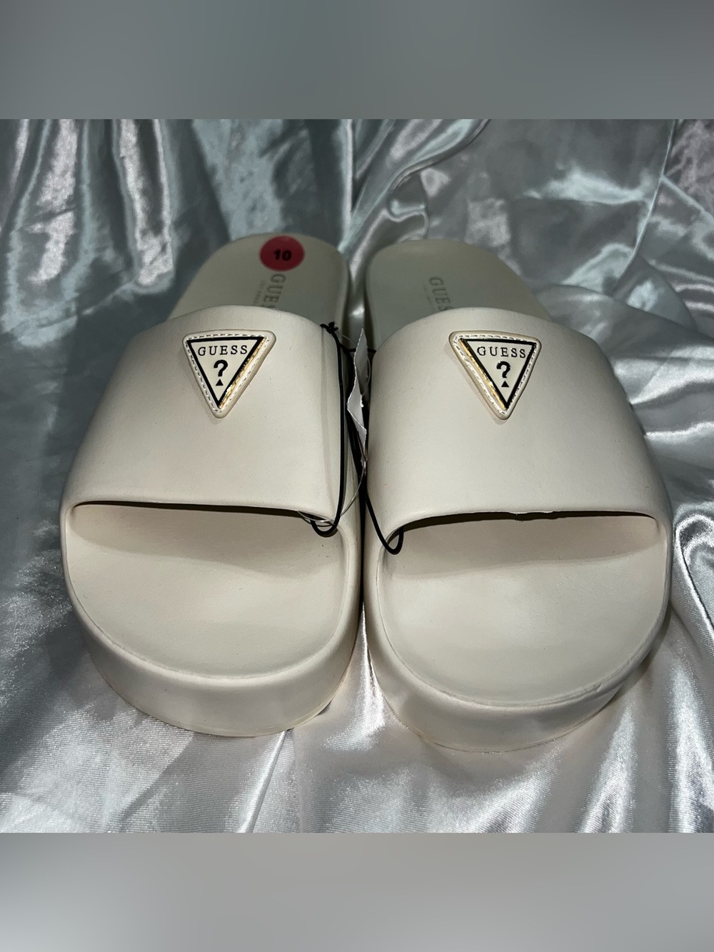 Guess vanilla platform scuba slide sandals